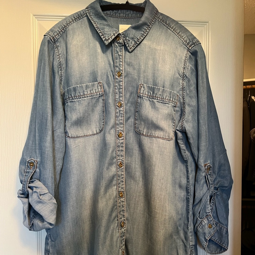 Chicos size 3 Denim Tunic.